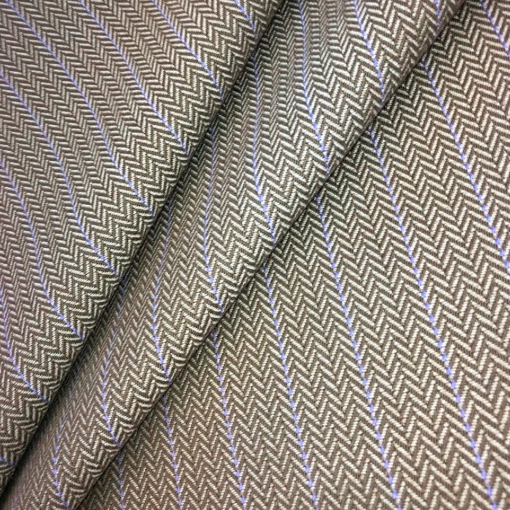 3 Yards OUTDOOR Sunbrella Herringbone Stripe lavender